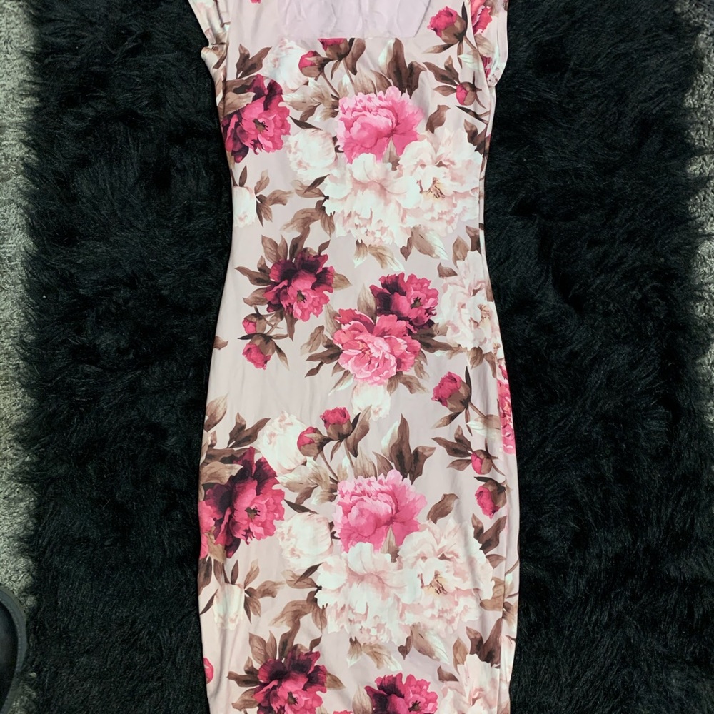 Flower print dress